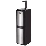 Vitapur Bottom Loading Water Cooler Dispenser with Kettle Feature, Hot/Room/Cold, Stainless Steel & Black thumbnail 2