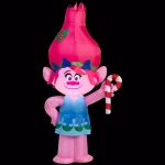 Home Accents Holiday DreamWorks Trolls Poppy Lighted Inflatable with Candy Cane, 3.5 ft Outdoor Holiday Decor thumbnail 5