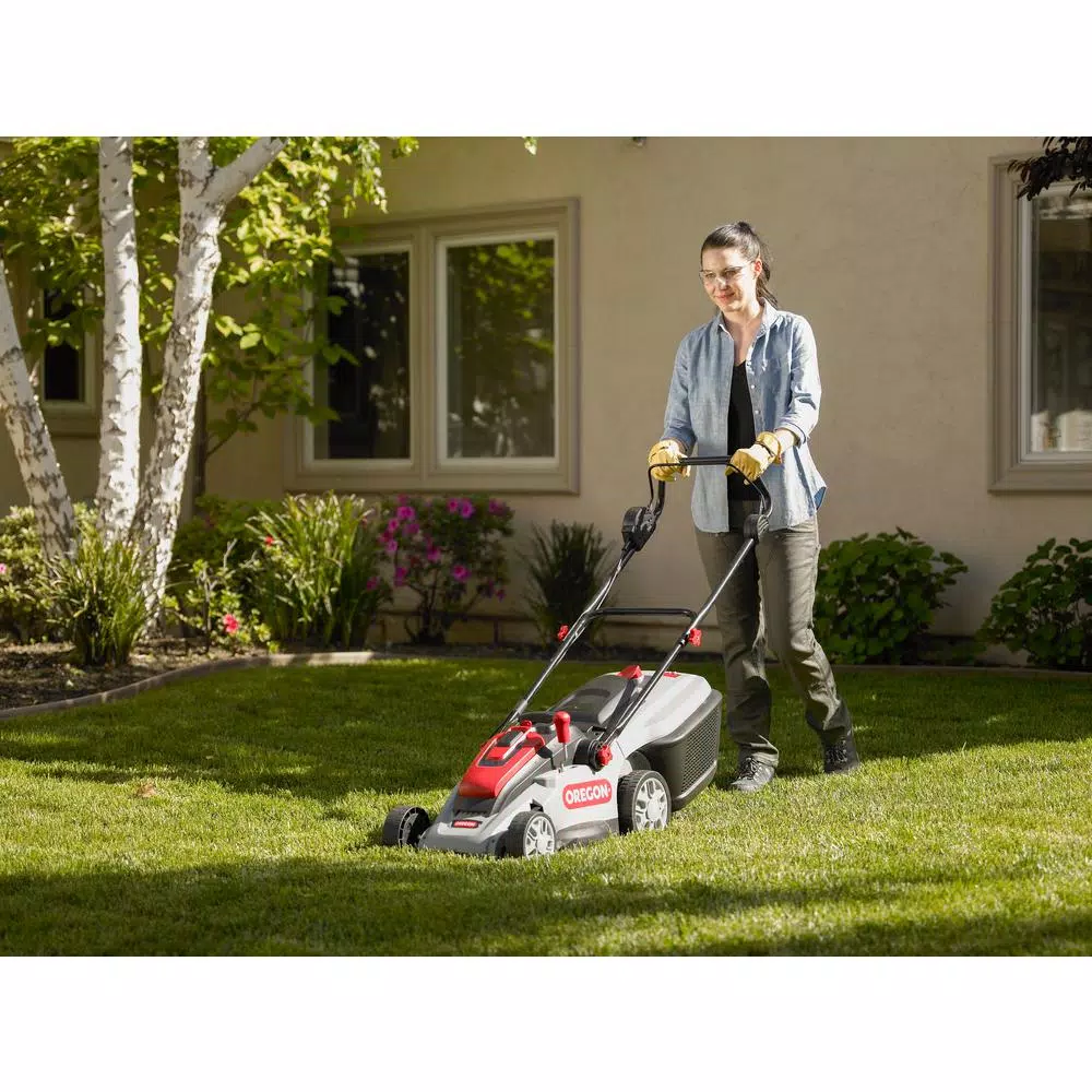 Oregon 40V Brushless Lithium-Ion Cordless Walk Behind Push Lawn Mower, 16 in. Cutting Width (Tool Only)
