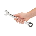 TEKTON 22 mm Ratcheting Combination Wrench, 6-Point Box End, 72-Tooth Gear thumbnail 7
