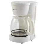 Continental 12-Cup Drip Coffee Maker with Permanent Filter and Pause-and-Serve Function, White thumbnail 1