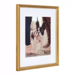 Kate and Laurel Adlynn Gold Picture Frame Set, 11 x 14 in. and 8 x 10 in. with Mats, Set of 4 thumbnail 3