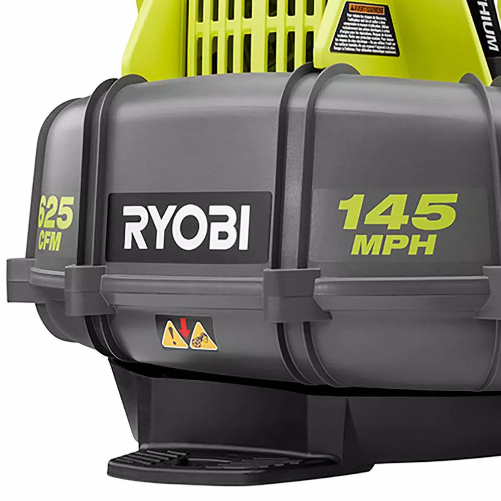 RYOBI Reconditioned 40V Lithium-Ion Cordless Backpack Blower with 5 Ah Battery and Charger