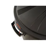 Rubbermaid Roughneck 32 Gallon Round Black Trash Can with Lid (2-Pack) thumbnail 6