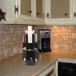 Mind Reader Black 3-Tier 18-Compartment Coffee Condiment Organizer, Large Breakroom Lazy Susan Station thumbnail 3