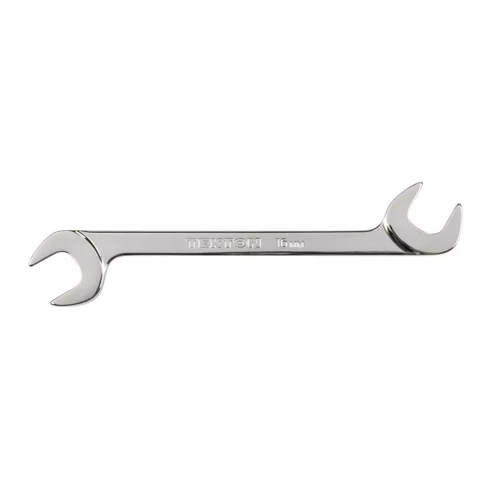 TEKTON 16 mm Angle Head Double Open End Wrench, 60° Offset