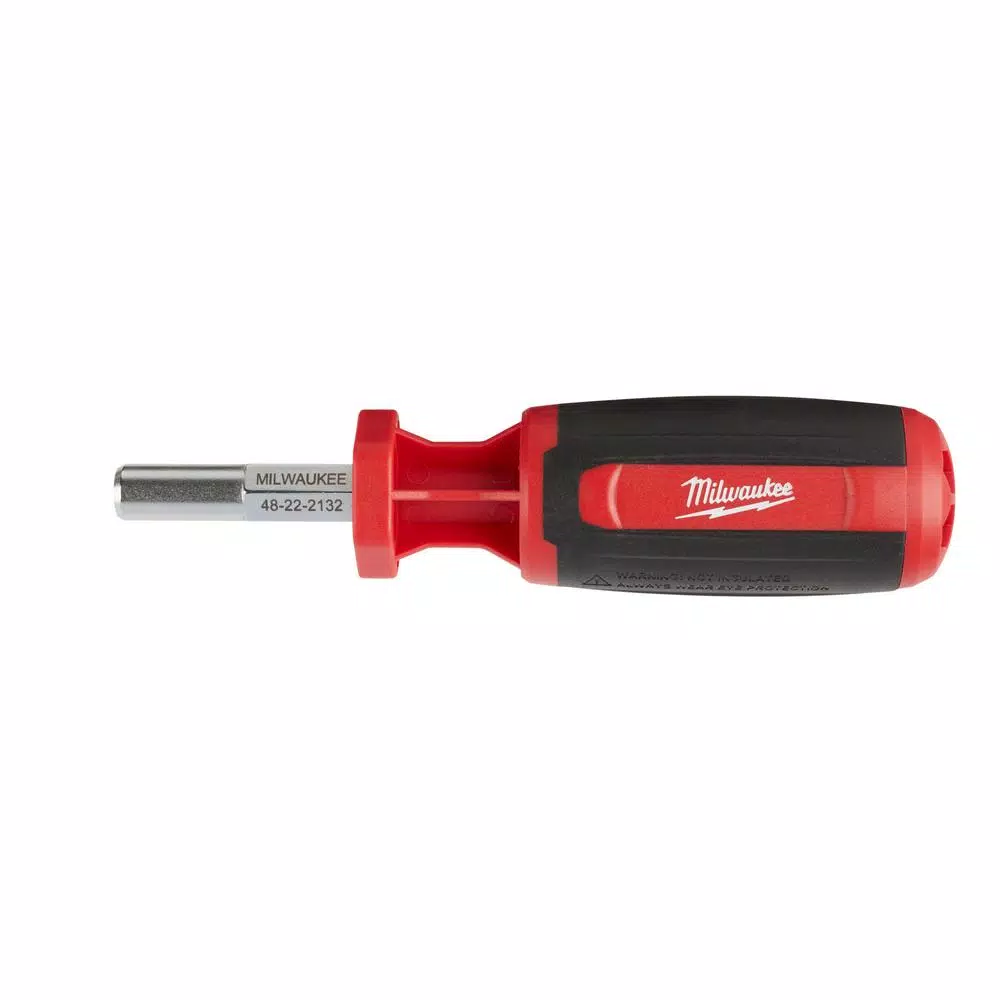 Milwaukee 9-in-1 Square Drive Multi-Bit Screwdriver Set with Power Groove Bits