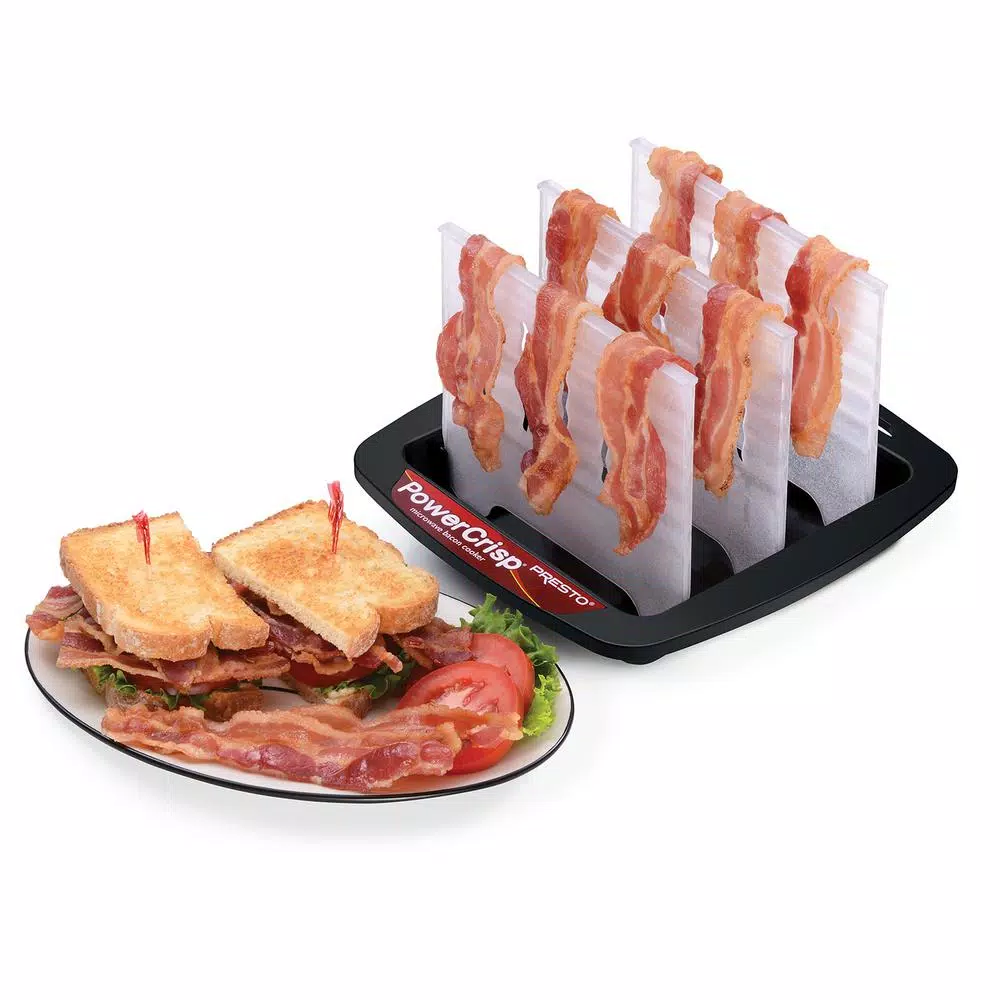 Presto Microwave Bacon Crisper Cooker - Dishwasher Safe, Makes 12 Strips