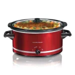 Hamilton Beach 8 Qt. Extra-Large Capacity Slow Cooker, Red thumbnail 3