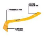DEWALT 15 in. Forged Spring Steel Flat Pry Bar thumbnail 6
