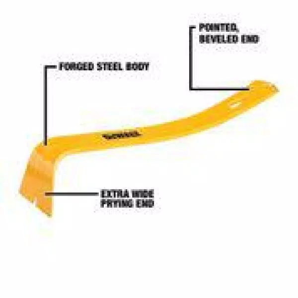 DEWALT 15 in. Forged Spring Steel Flat Pry Bar
