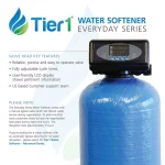 Tier1 Essential Series 48,000 Grain High Efficiency Digital Water Softener thumbnail 5