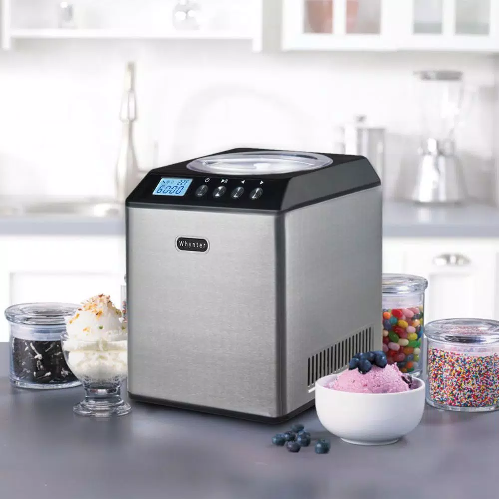 Whynter ICM-201SB 2.1 Qt. Stainless Steel Electric Ice Cream Maker with Built-In Timer