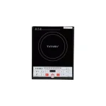 Tayama 1500W Single Burner 8 in. Black Induction Hot Plate with Shabu Cooking Pot thumbnail 4