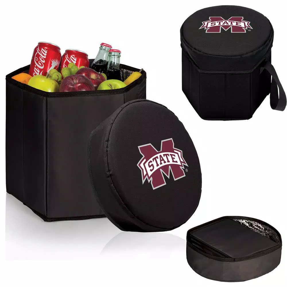 Picnic Time Mississippi State Bulldogs 12 Qt. Bongo Collapsible Soft-Side Cooler - Black