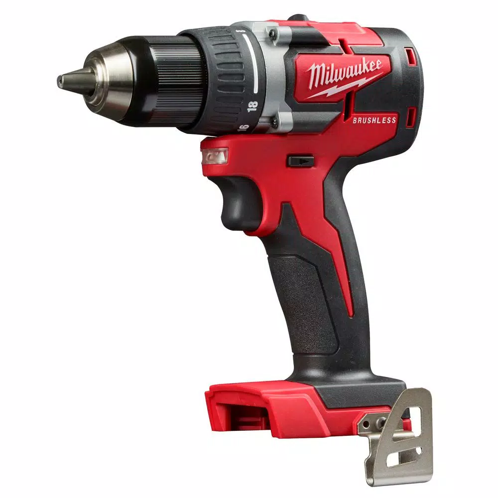 Milwaukee M18 18V Brushless Cordless 1/2 in. Compact Drill/Driver (Tool-Only)