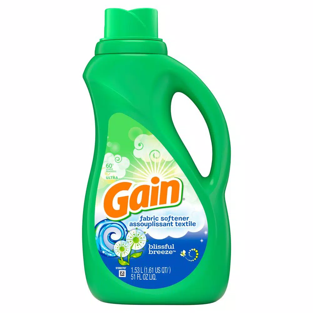 Gain Blissful Breeze Liquid Fabric Softener, 51 oz (60 Loads)