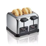 Hamilton Beach 4-Slice Chrome Wide Slot Toaster with Dual Controls and Automatic Shut-Off thumbnail 1