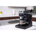 PREMIUM Espresso Machine and Cappuccino Maker with Milk Frother, 4-Cup Tempered Glass Carafe, Black thumbnail 4