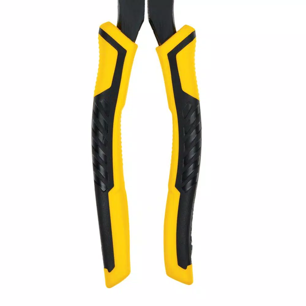 Stanley 8 in. Bi-Material Lineman Pliers, Drop-Forged Steel, ANSI Rated