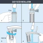 Brita Stream Replacement Water Filter Cartridges, BPA-Free, 3-Pack thumbnail 4