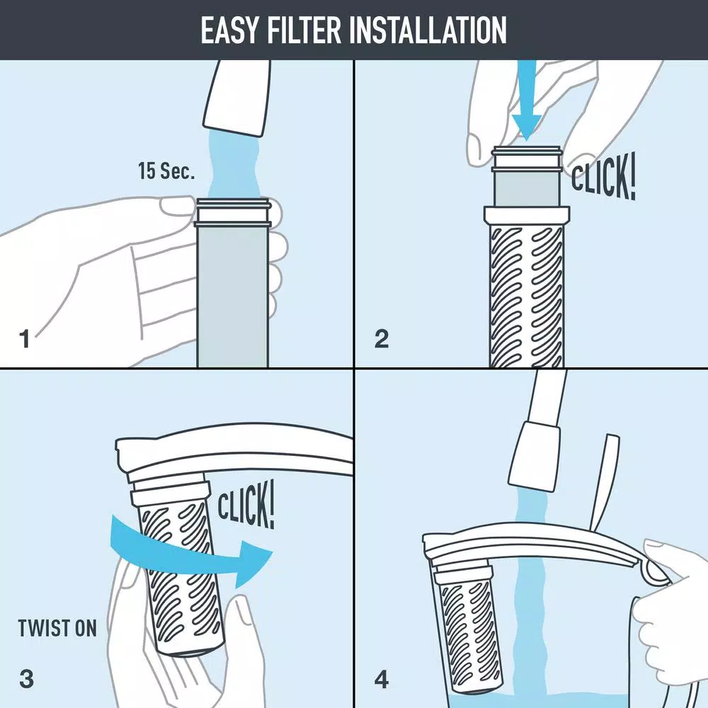 Brita Stream Replacement Water Filter Cartridges, BPA-Free, 3-Pack