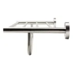 ALFI BRAND AB9538-BN 25.75 in. Modern Wall Mount Towel Rack with Shelf, Brushed Nickel thumbnail 6