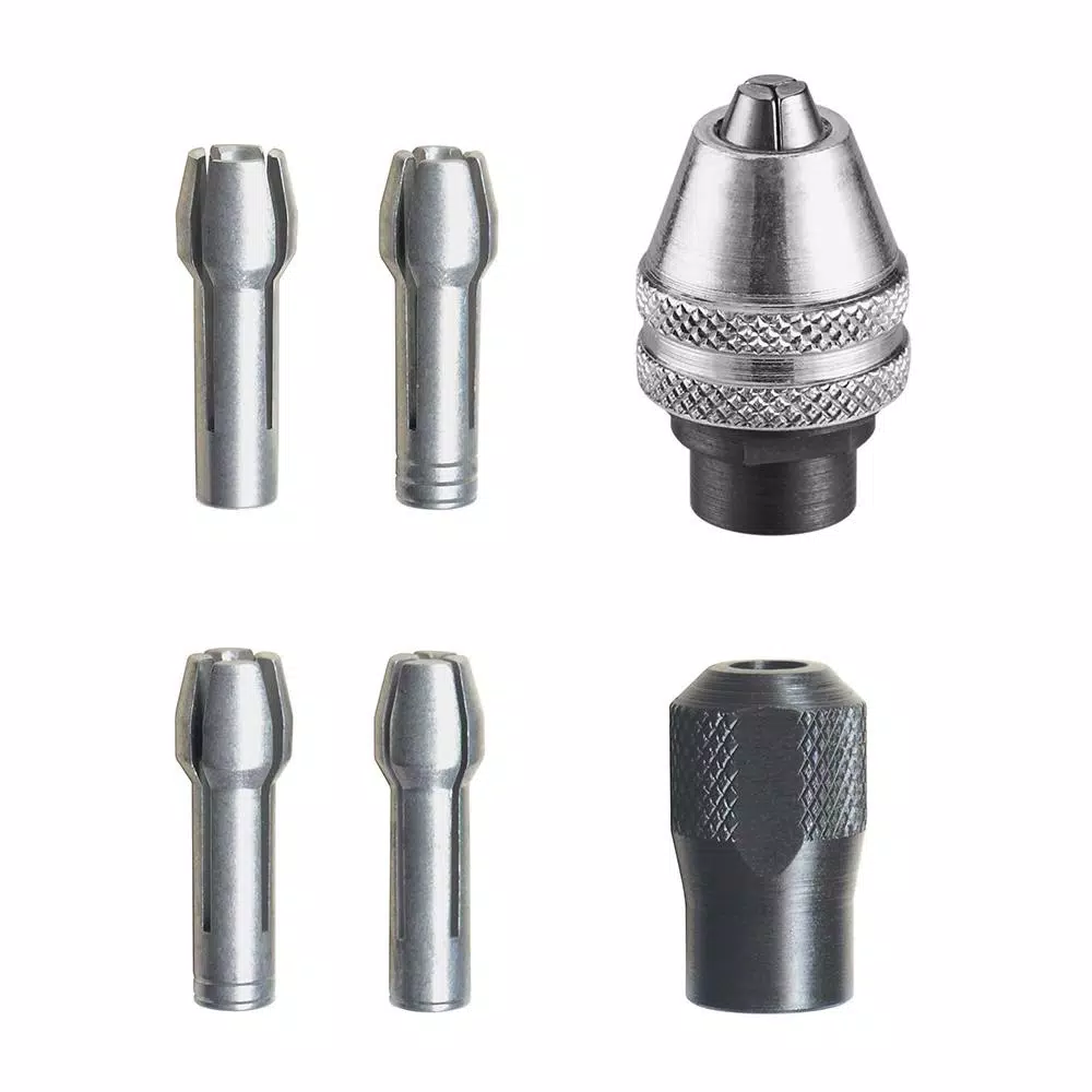Dremel Rotary Tool Collet Set with Quick Change Collet Nut and Multi-Pro Chuck, 5-Piece