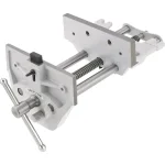 Shop Fox 9 in. Quick Release Cast Iron Wood Vise with Sliding Dogs thumbnail 1