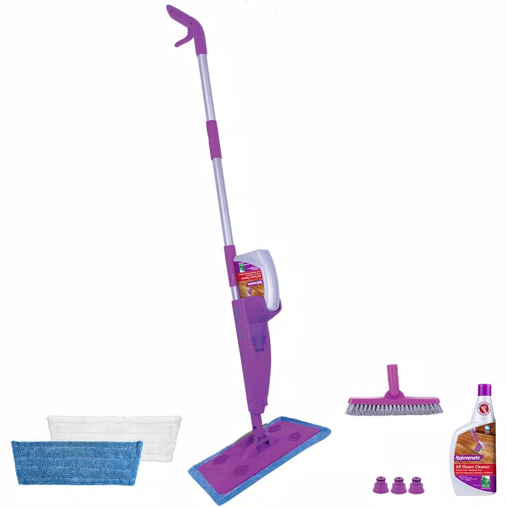 Rejuvenate Click n Clean Multi-Surface Microfiber Spray Mop System Kit