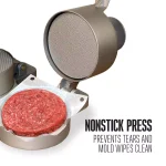 Weston Double Hamburger Press - Adjustable Aluminum Burger & Patty Maker thumbnail 6