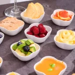 MALACASA 3 in. White Porcelain Ramekins Set of 12, Ceramic Serving Bowls for Creme Brulee and Dipping Sauces thumbnail 2