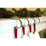 Original MantleClip Oil-Rubbed Bronze Stocking Holder (4-Pack) - Sturdy Metal Mantel Clips thumbnail 2