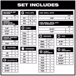 Milwaukee SHOCKWAVE 52-Piece Electrician's Drill and Drive Bit Set thumbnail 2