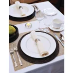 Oneida Cromwell 6.75 oz. White Porcelain Gravy Boats, Set of 36 thumbnail 4