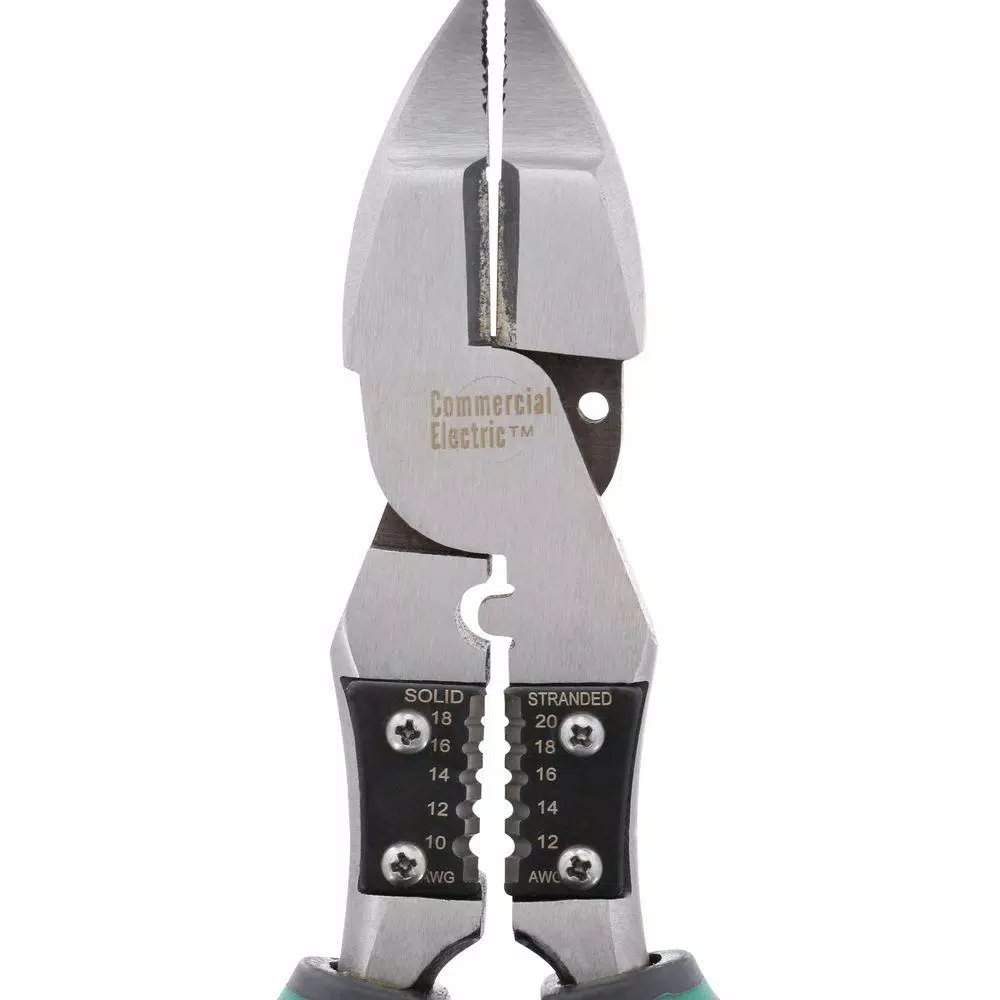 Commercial Electric 7-Piece Electrician's Tool Set with Pouch and Linesman Pliers