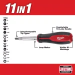 Milwaukee 11-in-1 Multi-Tip Screwdriver with ECX Driver Bits thumbnail 2