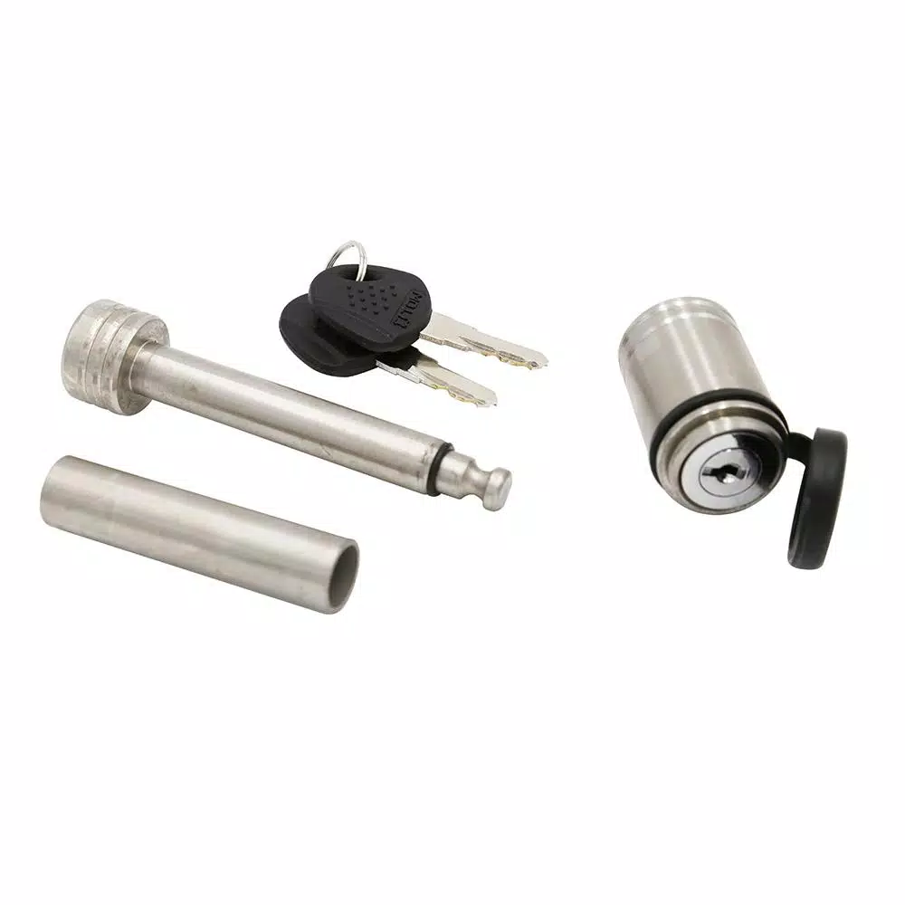 TowSmart Stainless Steel Barrel Style Sleeved Receiver Hitch Lock