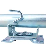 Max Load 2000 lb. Capacity Side Wind Trailer Jack with Dual Wheels and Horizontal Mounts thumbnail 6