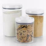 OXO Good Grips 3-Piece Round POP Container Set, Airtight Food Storage thumbnail 1