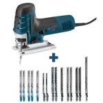 Bosch 7 Amp Corded Variable Speed Barrel-Grip Jig Saw Kit with 15-Pack T-Shank Blade Set and Case thumbnail 1