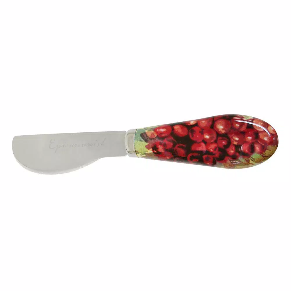Epicureanist The Epicureanist Sonoma Cheese Spreaders, 4-Piece Set with Grapevine Design