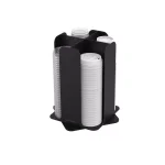 Mind Reader Black Coffee Pod and Condiment Organizer Station with Cup and Lid Storage thumbnail 3