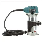 Makita 1-1/4 HP 6.5 Amp Corded Compact Router with Variable Speed and Quick-Release Fixed Base thumbnail 5