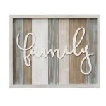 Stratton Home Decor Rustic Family Wood Wall Decor Sign thumbnail 2