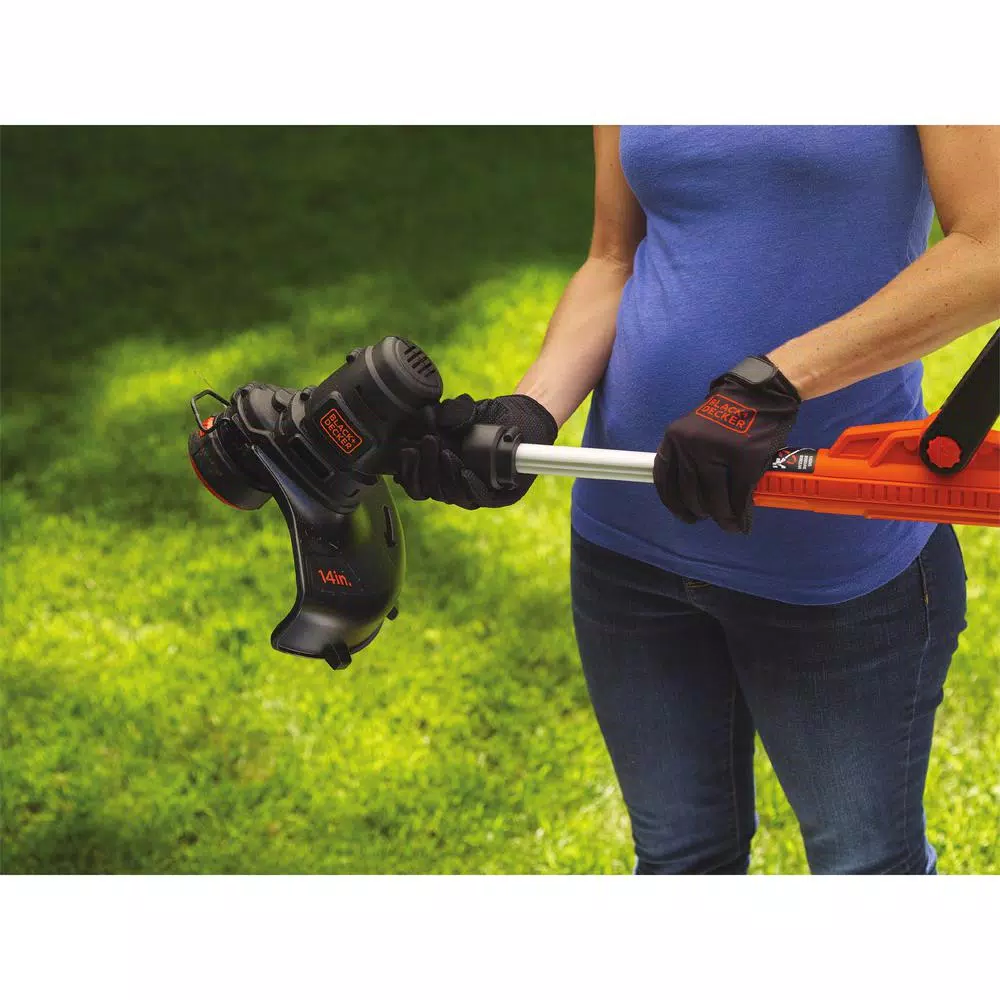 BLACK+DECKER ST9000 14 in. Corded Electric String Trimmer and Edger, 6.5 Amp