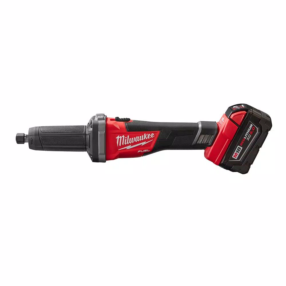 Milwaukee M18 FUEL 1/4 in. Brushless Cordless Die Grinder Kit with Two 5.0 Ah Batteries and Charger