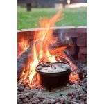 Lodge 8 Qt. Cast Iron Deep Dutch Oven with Lid and Bail Handle thumbnail 3