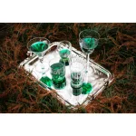 Abigails St. Remy Bubble Martini Glass Set, Clear Glass, 8 oz (Set of 4) thumbnail 2