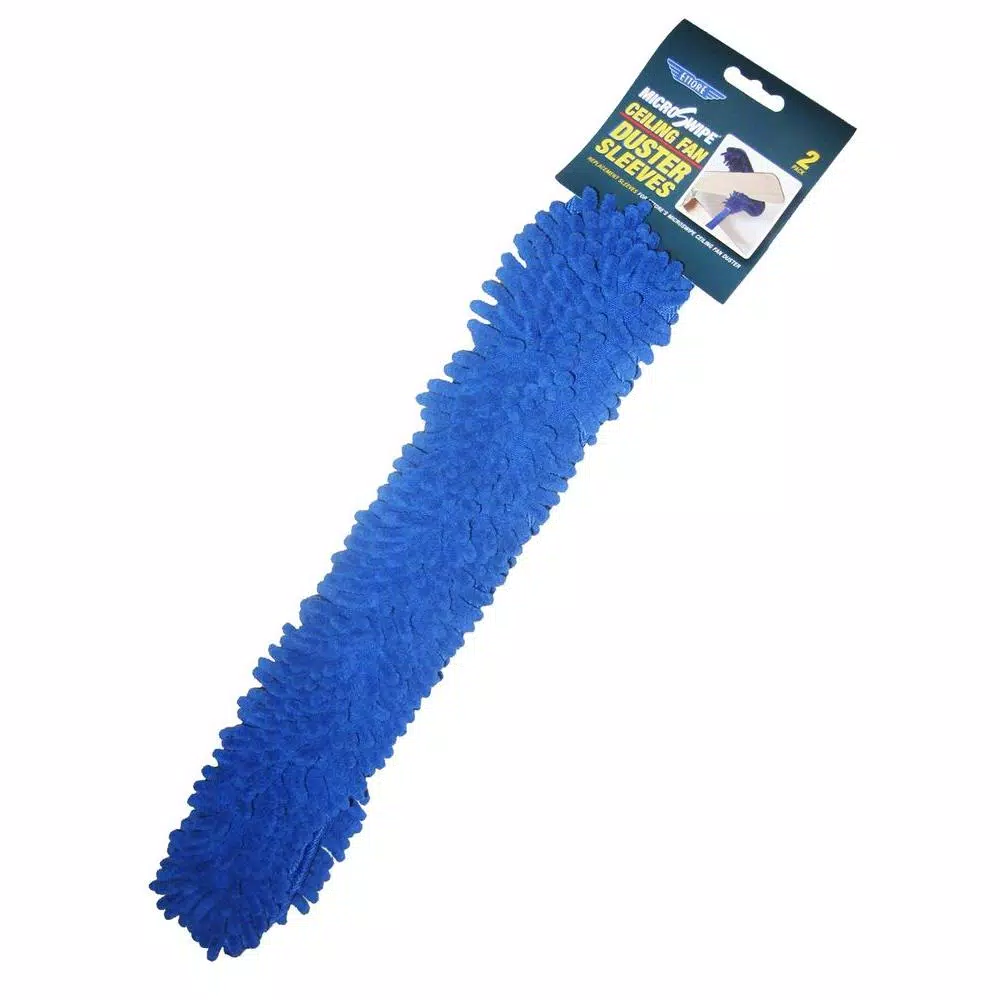 Ettore MicroSwipe Ceiling Fan Duster Sleeve Replacements, Microfiber, 2-Pack